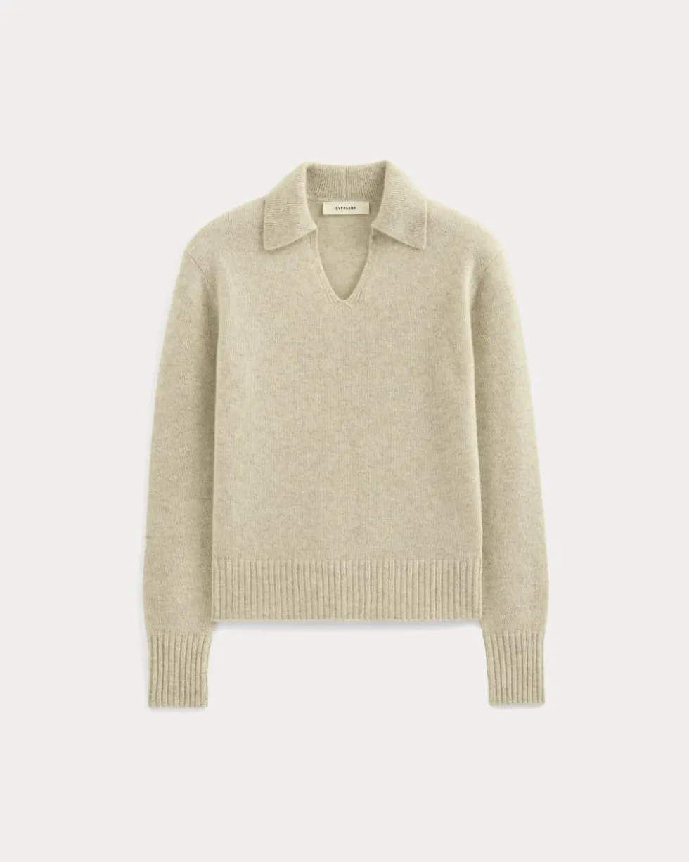 Cashmere Polo Sweater
