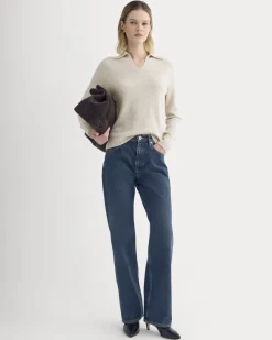 Cashmere Polo Sweater