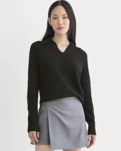Cashmere Polo Sweater