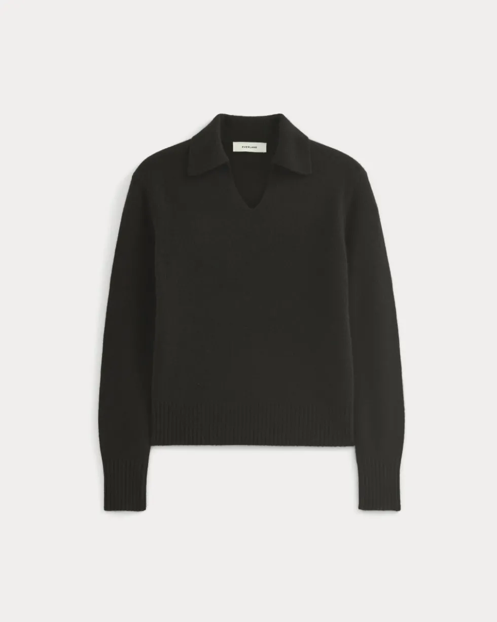 Cashmere Polo Sweater