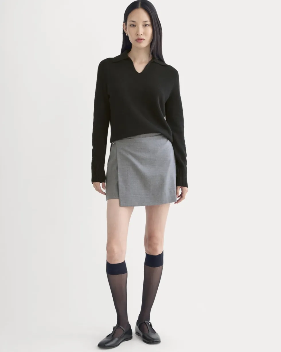 Cashmere Polo Sweater
