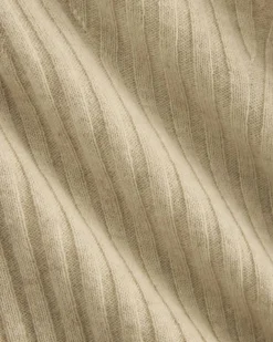 Cashmere Ribbed Boat-Neck Sweater