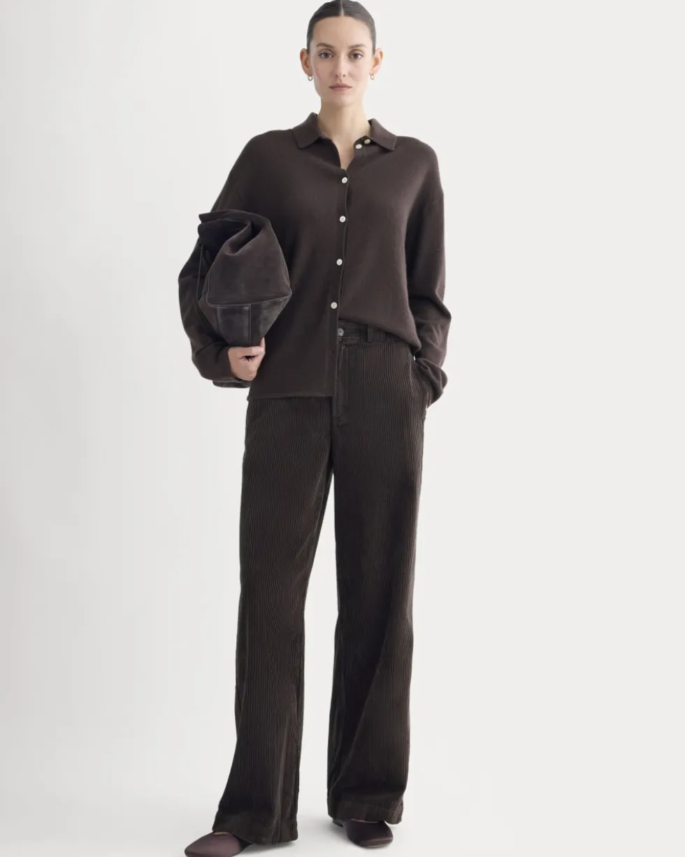 Corduroy Wide-Leg Trouser