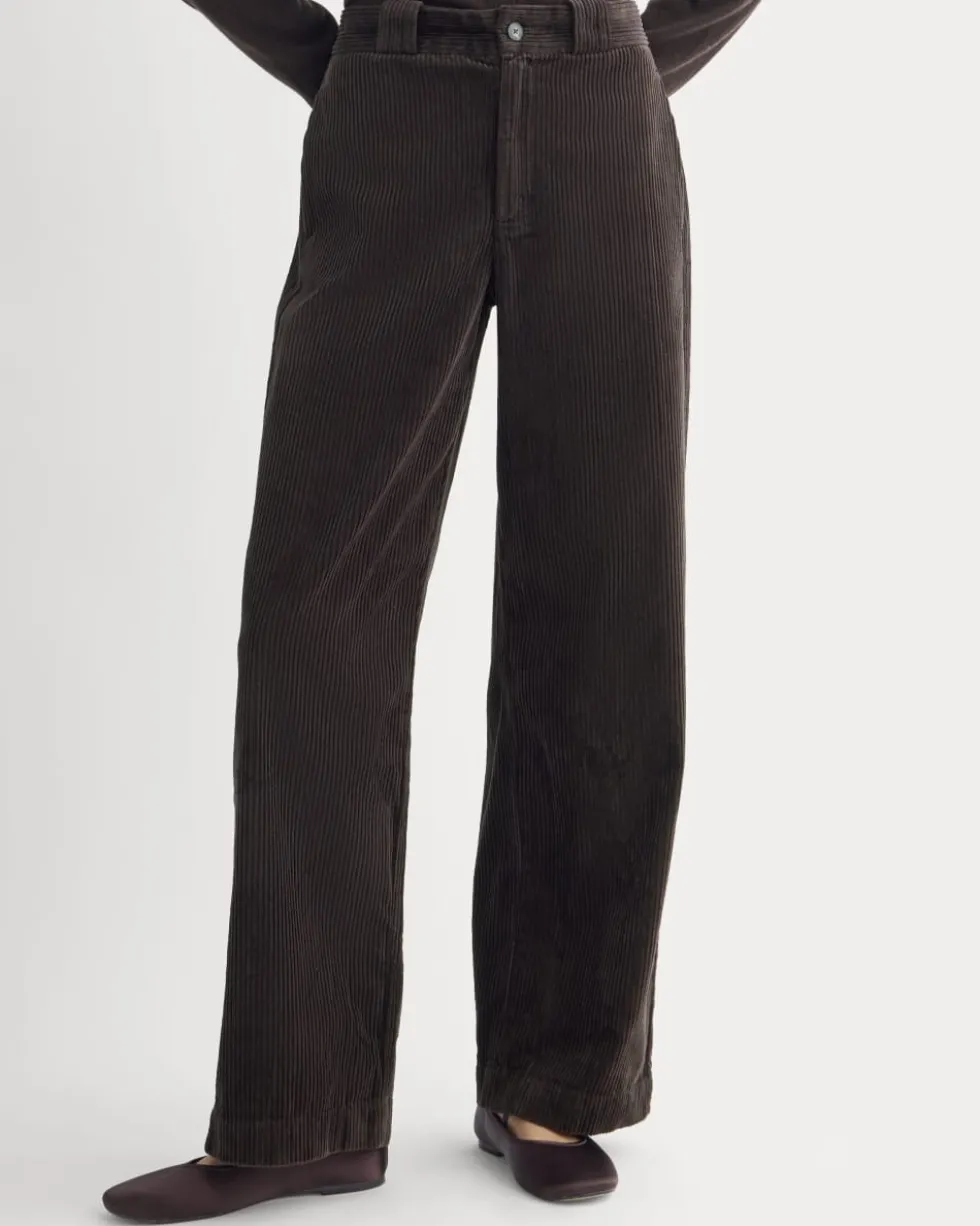 Corduroy Wide-Leg Trouser