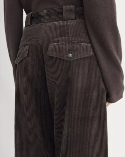 Corduroy Wide-Leg Trouser