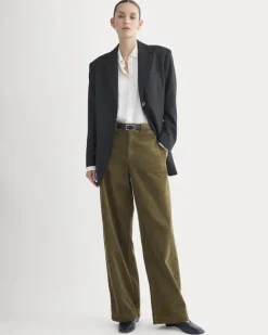Corduroy Wide-Leg Trouser
