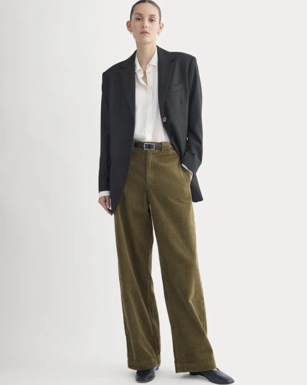 Corduroy Wide-Leg Trouser