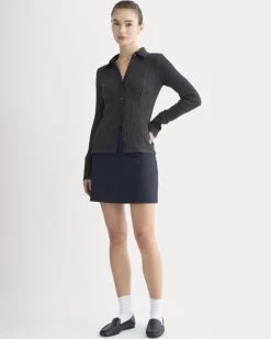 Cozy Rib Button-Up