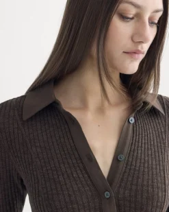 Cozy Rib Button-Up