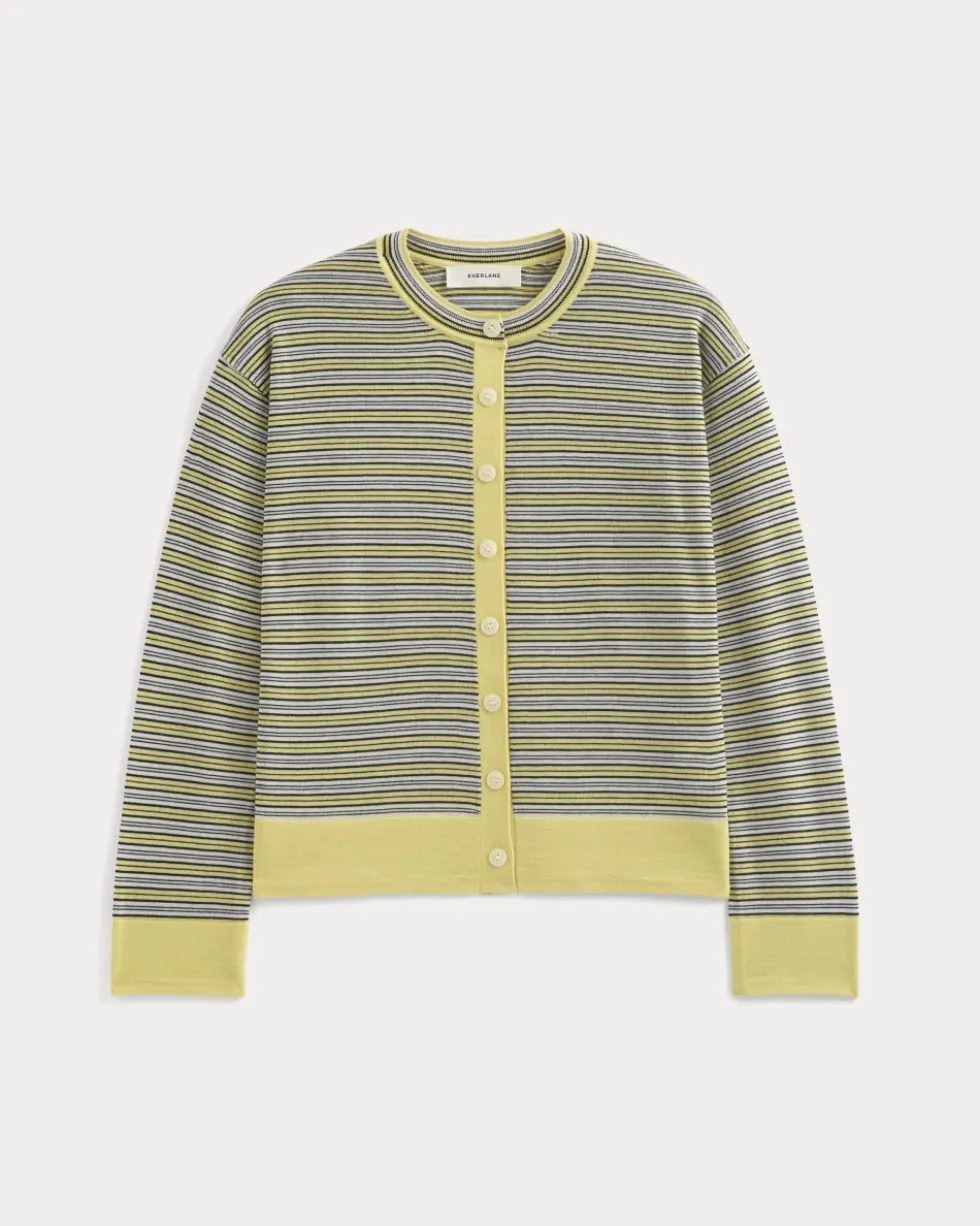 Crew Cardigan in Ultrasoft Merino