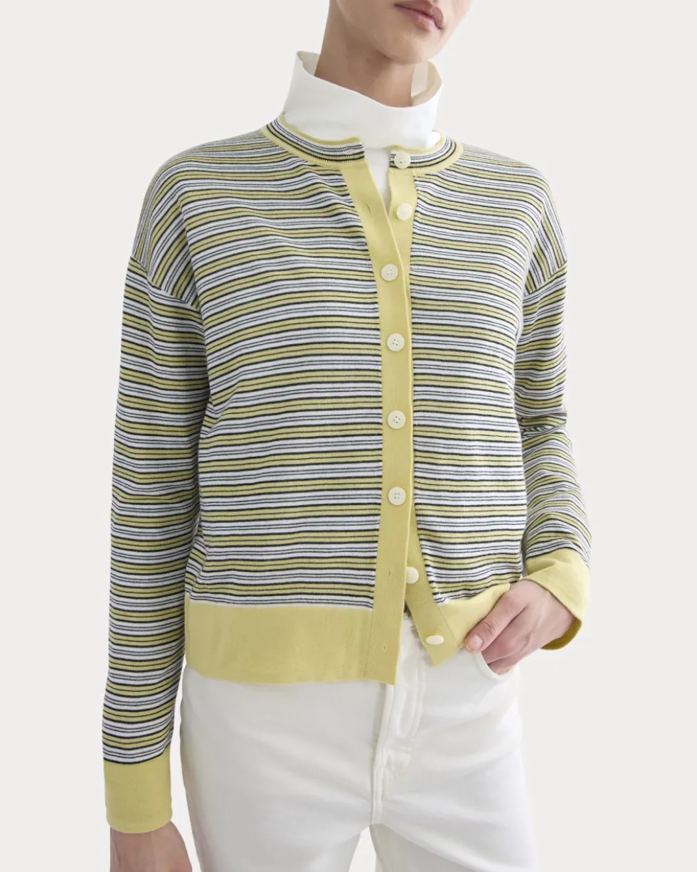 Crew Cardigan in Ultrasoft Merino