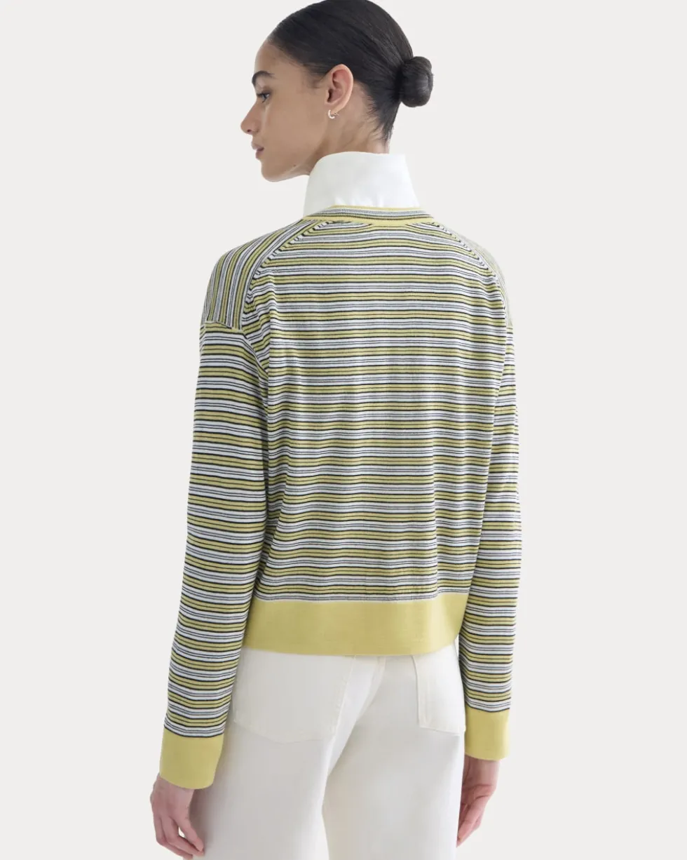 Crew Cardigan in Ultrasoft Merino