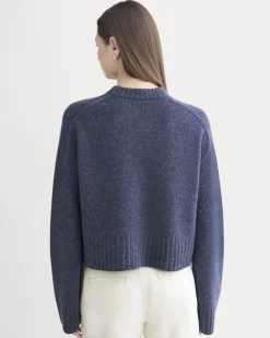 Cropped Boxy Crew in Luxe Merino