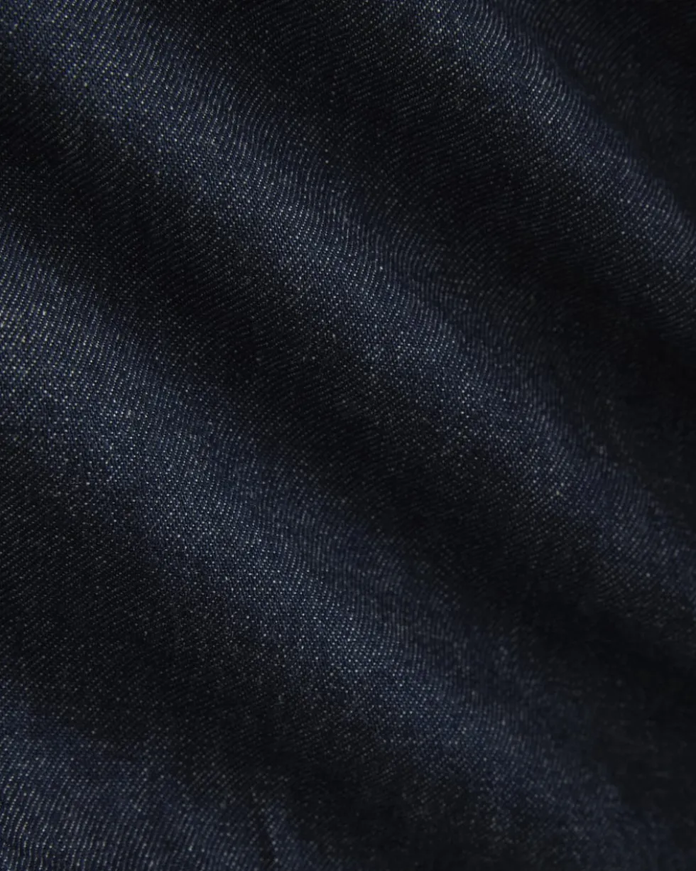 Cropped Boxy Denim Shirt