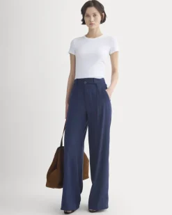 Cropped Crew in Pointelle