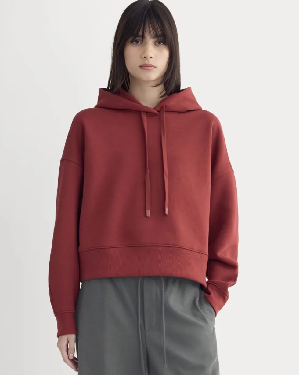 Cropped Luxe Fleece Hoodie