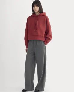 Cropped Luxe Fleece Hoodie