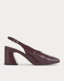 Curved Slingback Heel