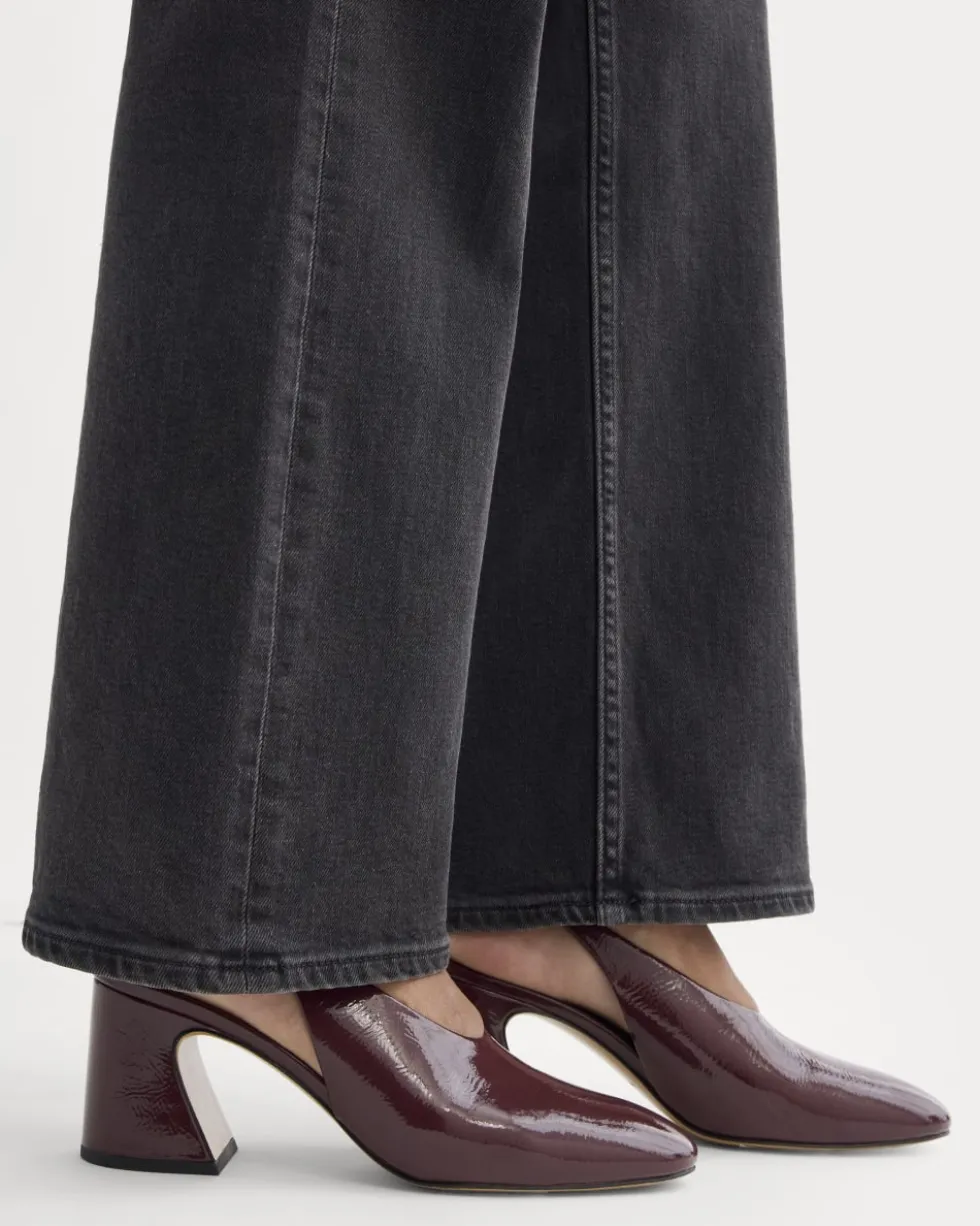 Curved Slingback Heel