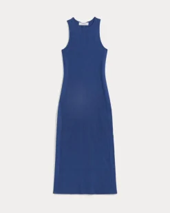 Cutaway Ribbed Midi Dress