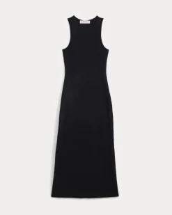 Cutaway Ribbed Midi Dress