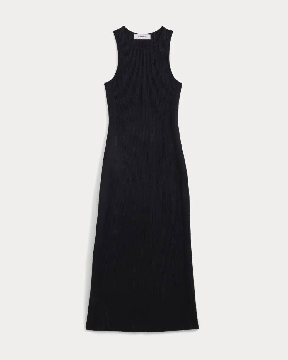 Cutaway Ribbed Midi Dress