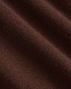 Deep V-Neck Cardigan in Cotton Merino