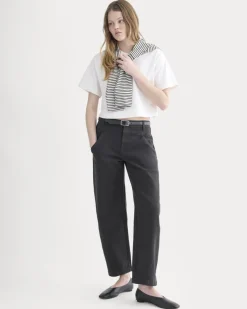 Double-Stitch Barrel Pant