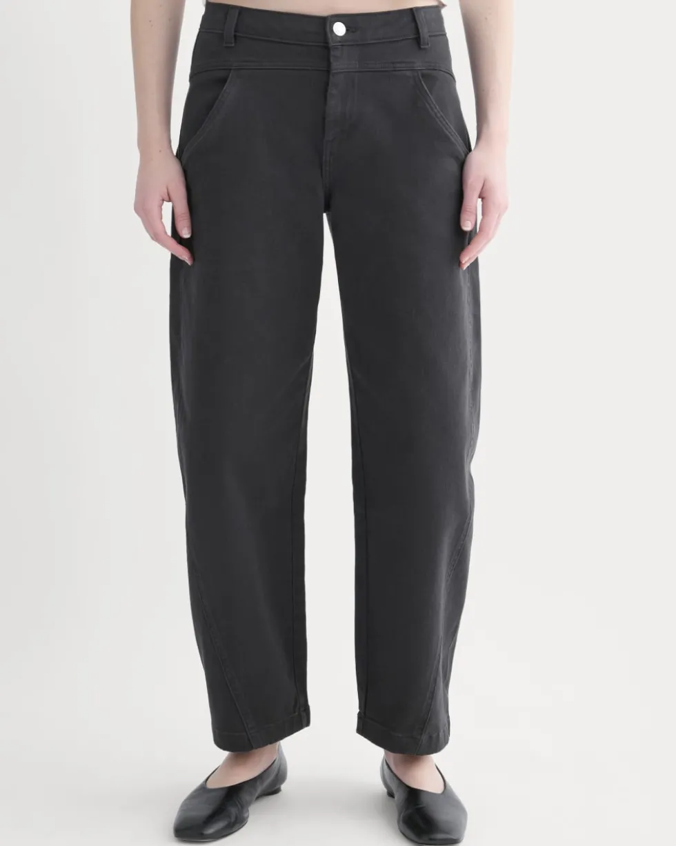 Double-Stitch Barrel Pant