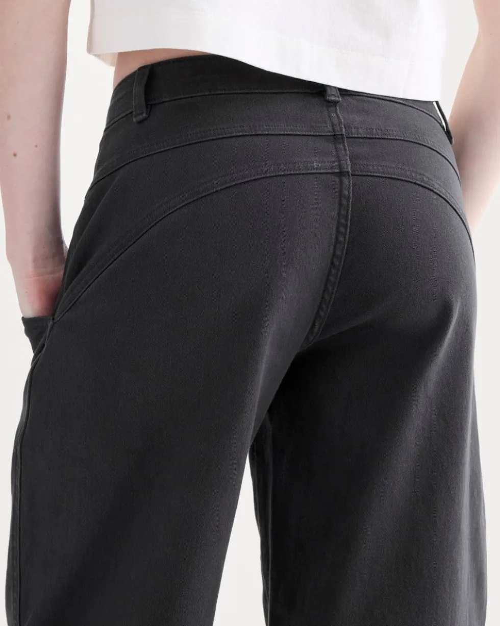 Double-Stitch Barrel Pant