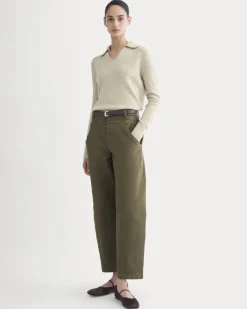 Double-Stitch Barrel Pant