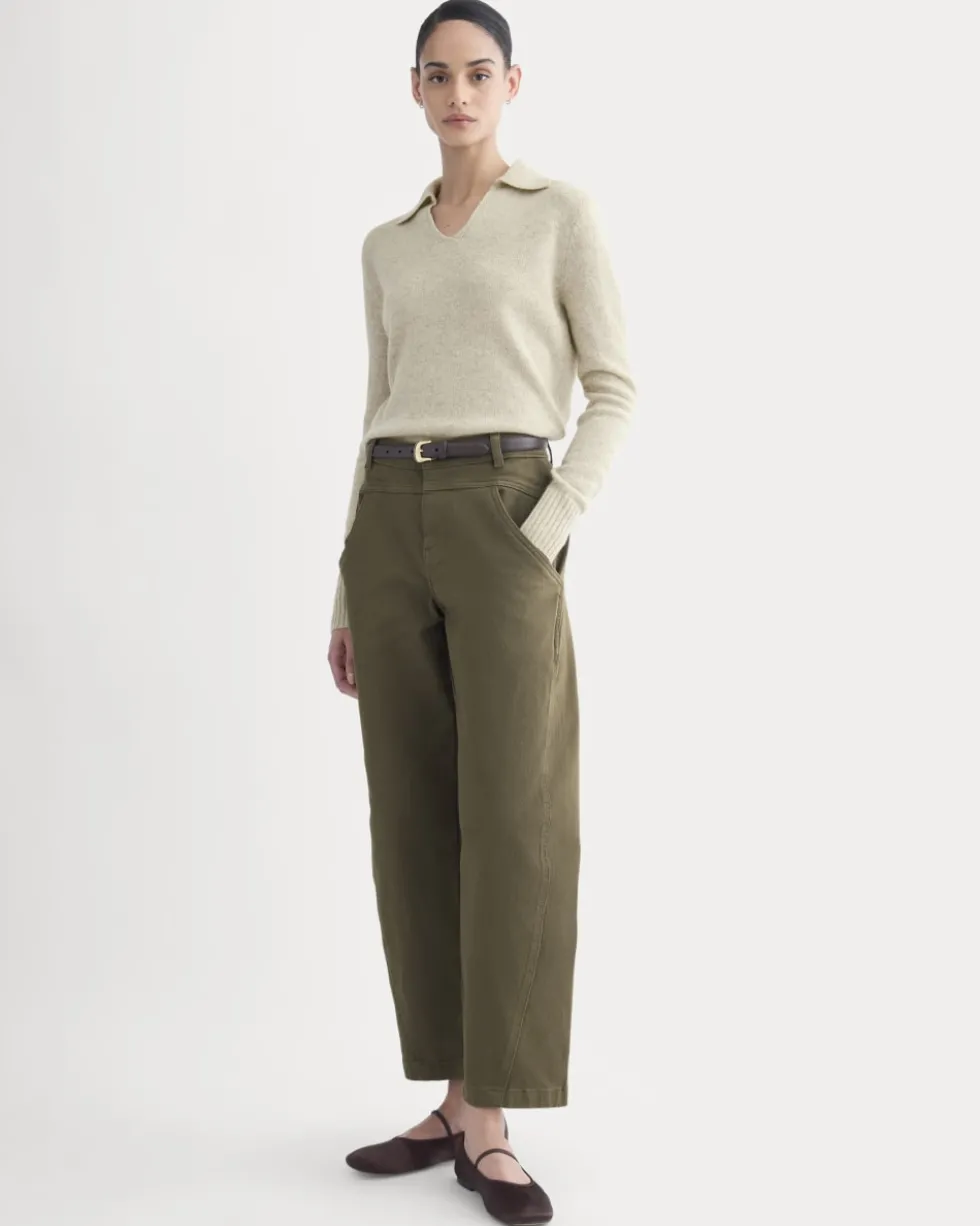 Double-Stitch Barrel Pant