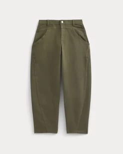 Double-Stitch Barrel Pant