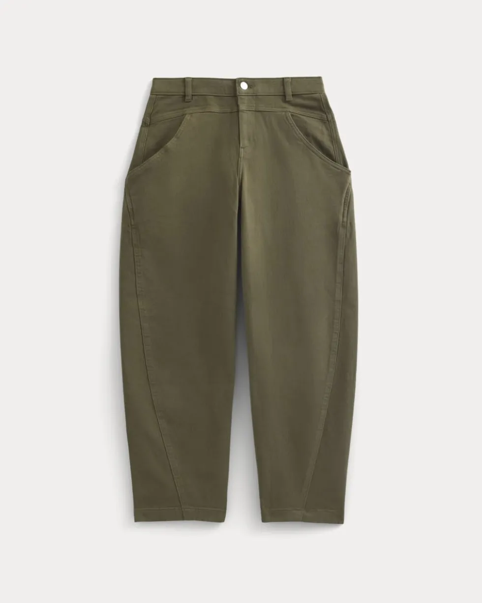 Double-Stitch Barrel Pant