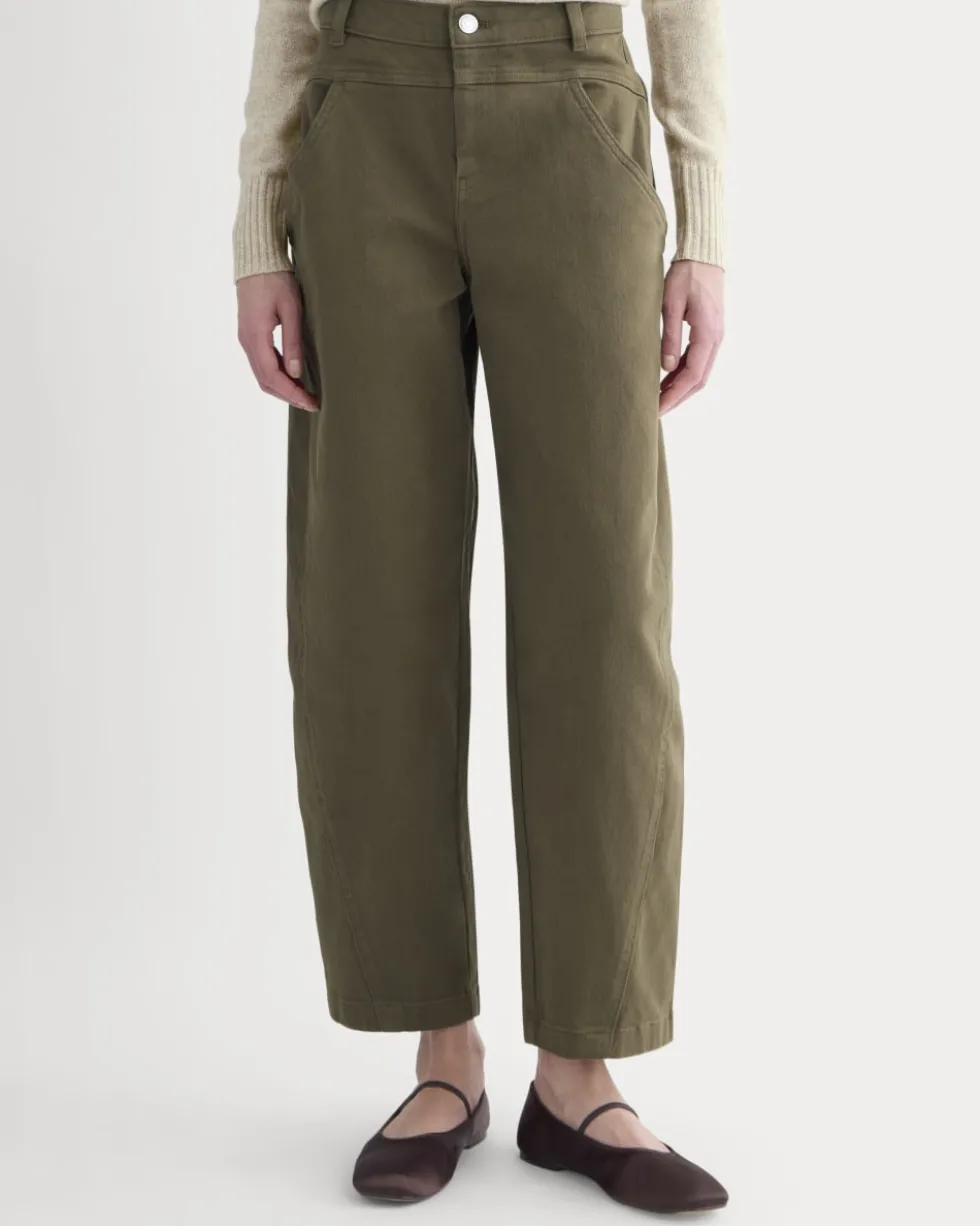 Double-Stitch Barrel Pant