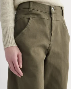 Double-Stitch Barrel Pant