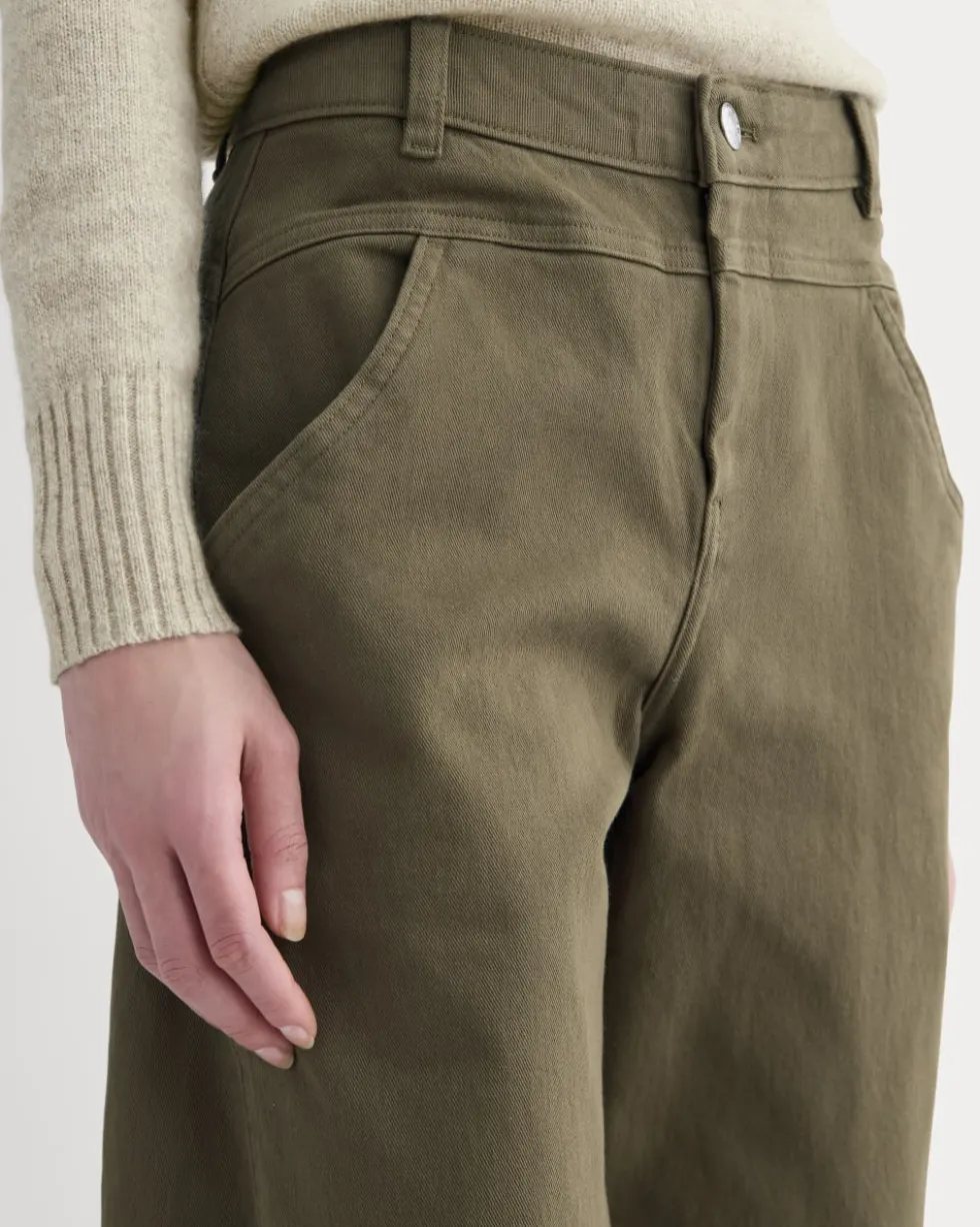 Double-Stitch Barrel Pant
