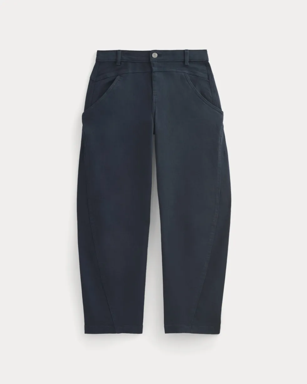Double-Stitch Barrel Pant