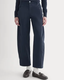 Double-Stitch Barrel Pant