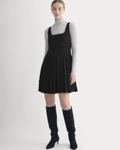 Drapey Crepe Mini Dress