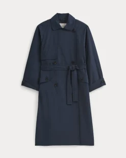 Drapey Twill Trench