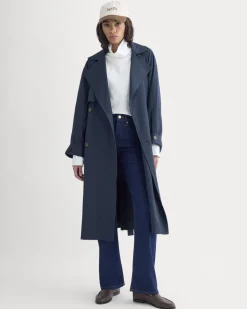 Drapey Twill Trench