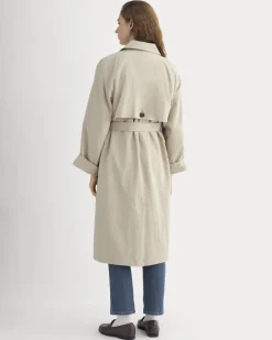 Drapey Twill Trench