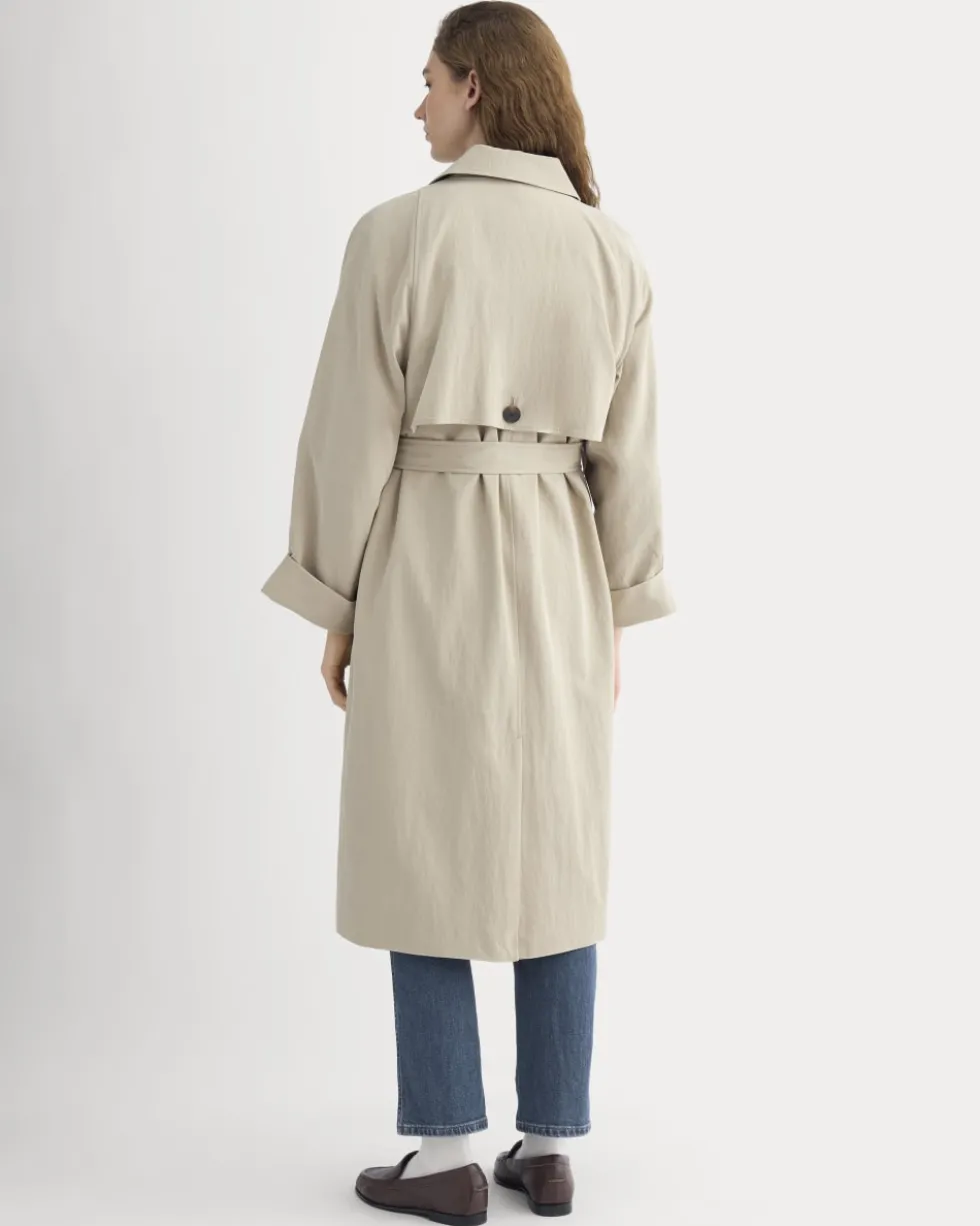 Drapey Twill Trench