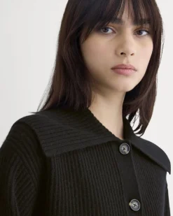 Fisherman Cardigan in Wool Cashmere