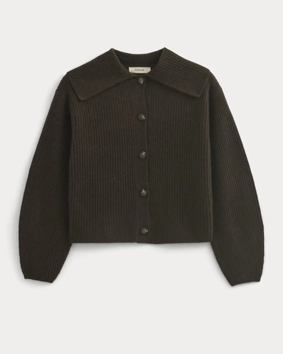 Fisherman Cardigan in Wool Cashmere