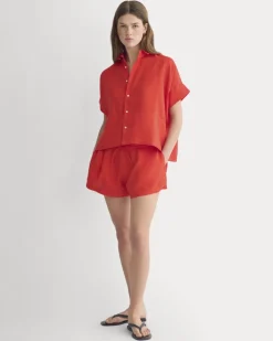 Flowy Short in Linen