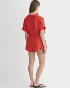Flowy Short in Linen