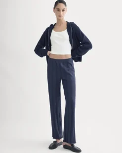 Full-Zip Hoodie in Wool Cashmere