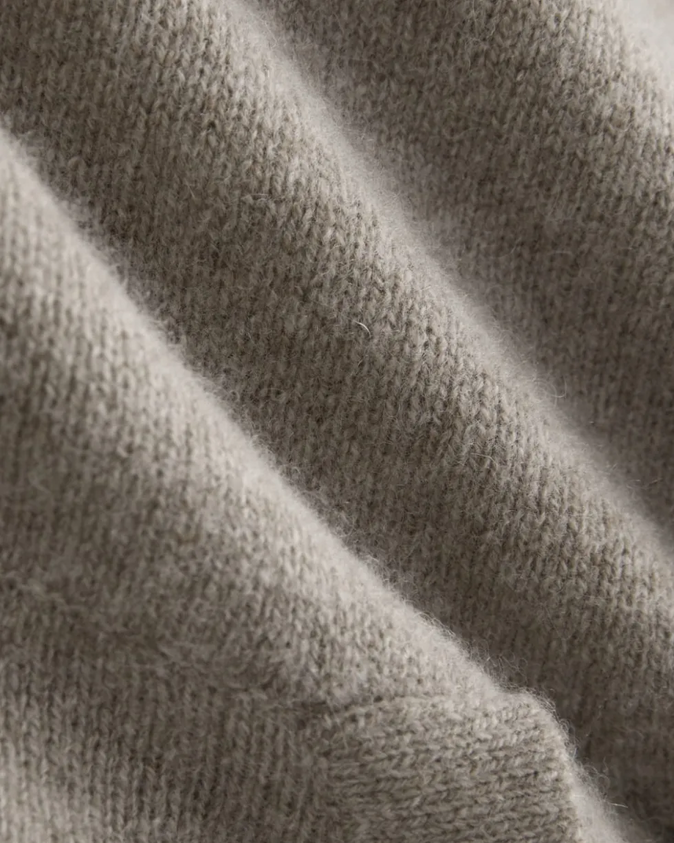 Full-Zip Hoodie in Wool Cashmere